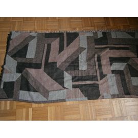 Chèche Pimkie Noir Gris Et Rose Dimensions 135x135cm