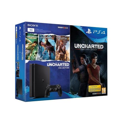 Pack Ps4 1 To + Uncharted The Last Legacy + Uncharted Collection