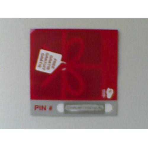 Carte Vip Club Nintendo Grattée Mario & Luigi Dream Team Bros 3ds