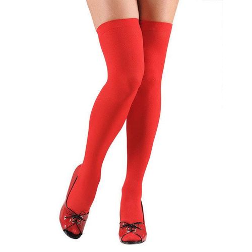 Bas Rouge Pour Femme M / L