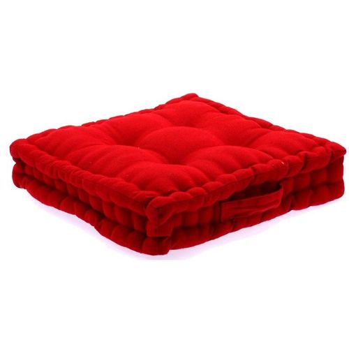 Coussin De Sol "Dorian" 40x40cm Rouge