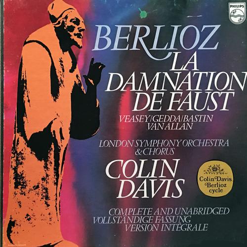 Berlioz - Colin Davis - Coffret De 3 Disques Vinyle Lp 33 Tours - Philips 6703 042 - "La Damnation De Faust"