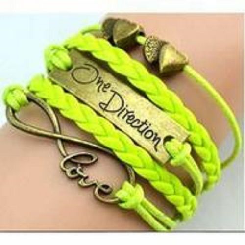 Bracelet One Direction Love Vert Ajustable