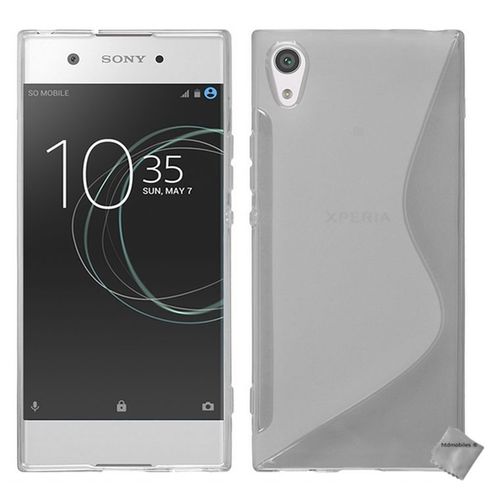 Housse Etui Coque Pochette Silicone Gel Fine Pour Sony Xperia L1 + Verre Trempe - Sline Transparent