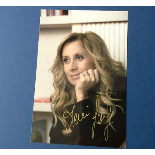 Autographe Lara Fabian Dédicace Photo 10x15 Cm