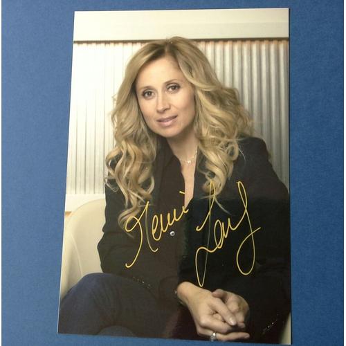 Autographe Lara Fabian Dédicace Photo 10x15 Cm