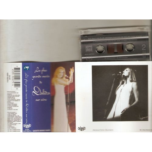 K7 Audio Dalida Les Plus Grands Succès Sur Scéne ( Double Durée )