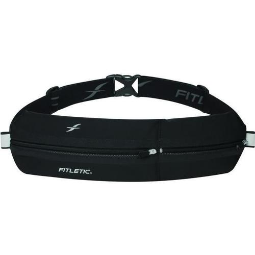 Fitletic Ceinture Bolt 2 Poches Imperméables - Noir