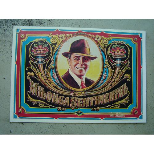 Carte Postale **Carlos Gardel "Milonga Sentimental"Argentine