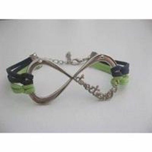 Bracelet Infini Vert Et Bleu
