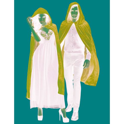 Cape Rouge Aspect Velours 120 Cm Adule Halloween - 77005 - Taille Unique - Port 0¿