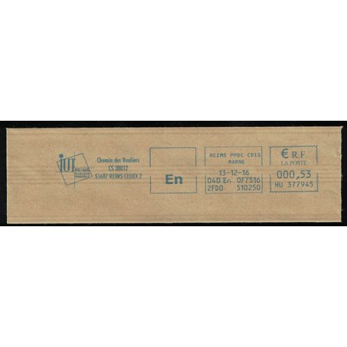France Ema Empreinte Postmark Iut Reims Châlons Charleville 51 Reims