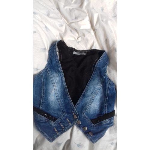 Gilet Redial Gilet Jean 36 Bleu