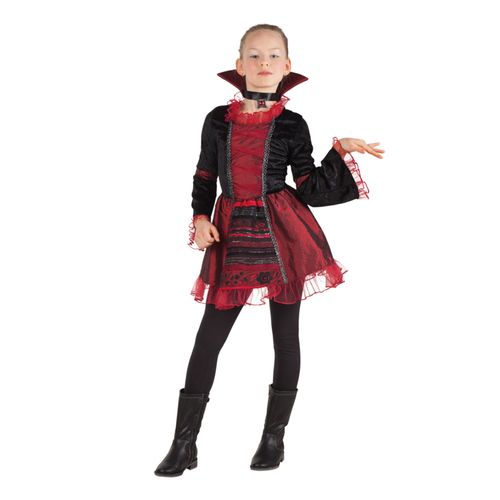 Déguisement Impératrice Vampire Fille Halloween 10 À 12 Ans