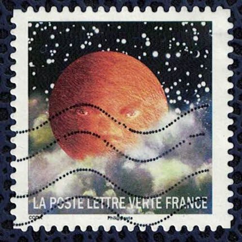 France 2016 Oblitéré Used Correspondances Planétaires Septième Timbre