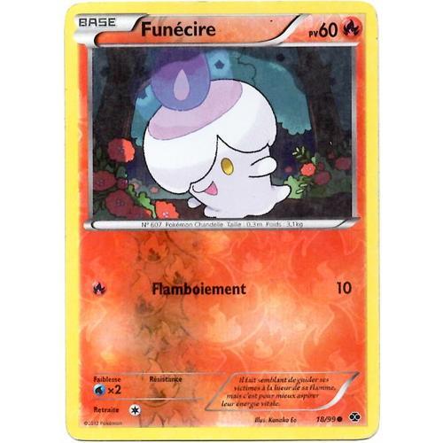 Carte Pokémon Funecire Holo Reverse 18/99 Noir & Et Blanc Destinees Futures Neuf