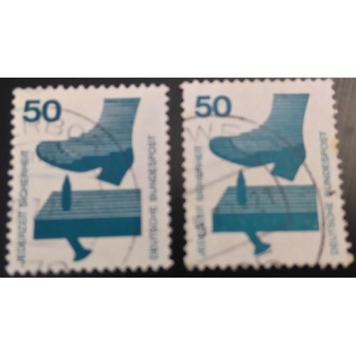 Lot 2 Timbres Allemagne Santé