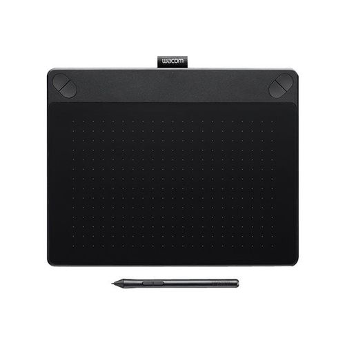 Wacom Intuos 3D Creative Pen & Touch CTH-690 Medium - Numériseur - droitiers et gauchers - 21.6 x 13.5 cm - multitactile - électromagnétique - 4 boutons - filaire - USB - noir