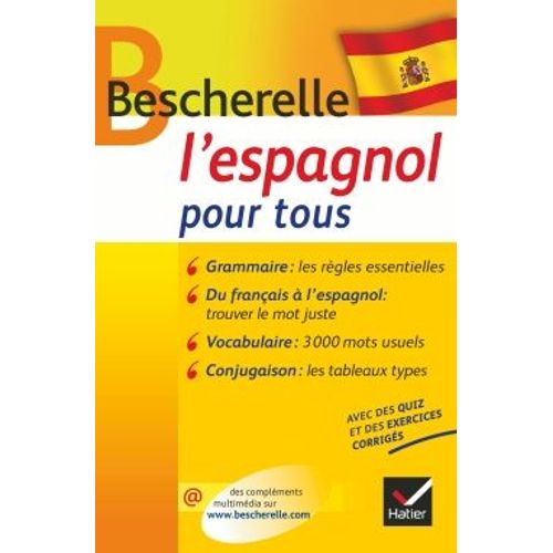 Bescherelle L'espagnol Pour Tous