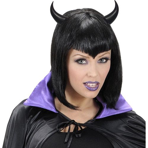 Serre Tête Cornes Noires Adulte Halloween - 78917 - Taille Unique - Port 0¿