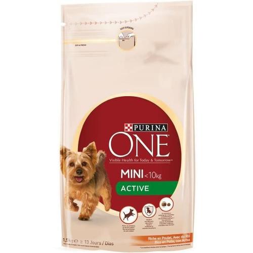 Purina One - Croquettes Au Poulet Et Riz - Pour Les Chiens - 1.5kg