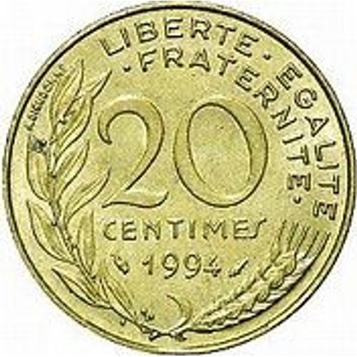 20 Centimes 1994