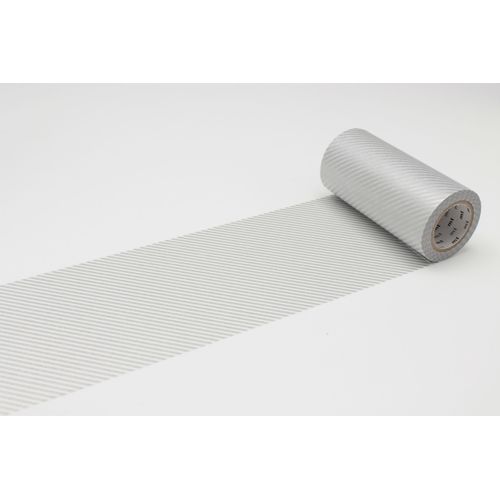 Masking Tape Mt Casa 100 Mm Rayé Argent - Masking Tape (Mt)
