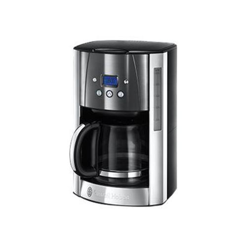 Russell Hobbs Luna 23241-56 - Cafetière - 12 tasses - gris clair de lune/acier inoxydable