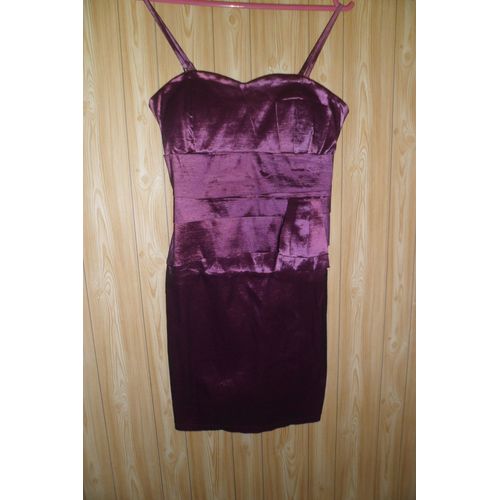 Robe De Soirée Mimi'show Polyester 36 Fuchsia