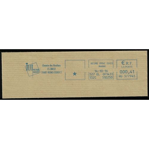 France Ema Empreinte Postmark Iut Reims Châlons Charleville 51 Reims