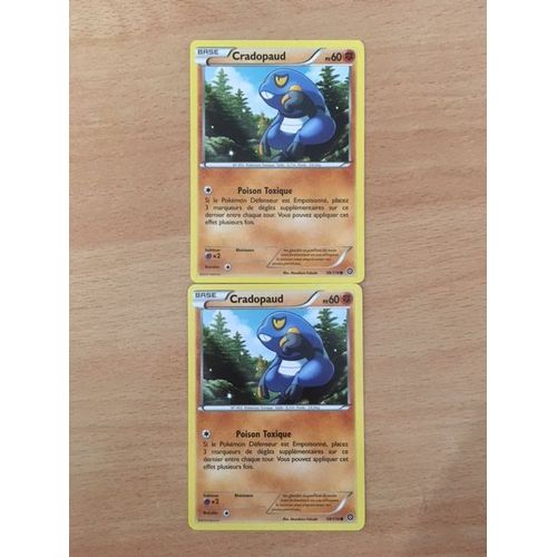 2x Cradopaud 60pv (58/114) Pokemon