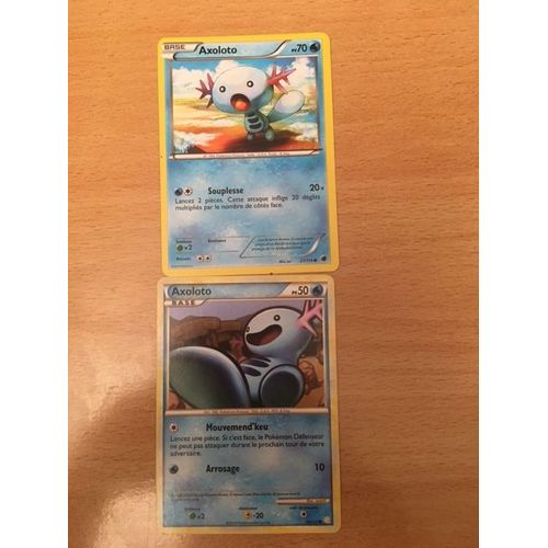 Axoloto 50pv (88/123) + Axoloto 70pv (21/116) Pokemon
