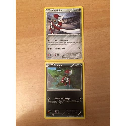Scalpion 60pv (63/114) + Scalpion 60pv (81/146) Pokemon