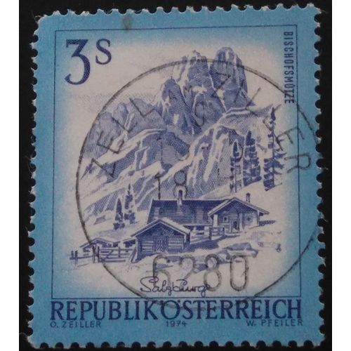 Timbre Autriche - Environnement - 1973 Landscapes Of Austria