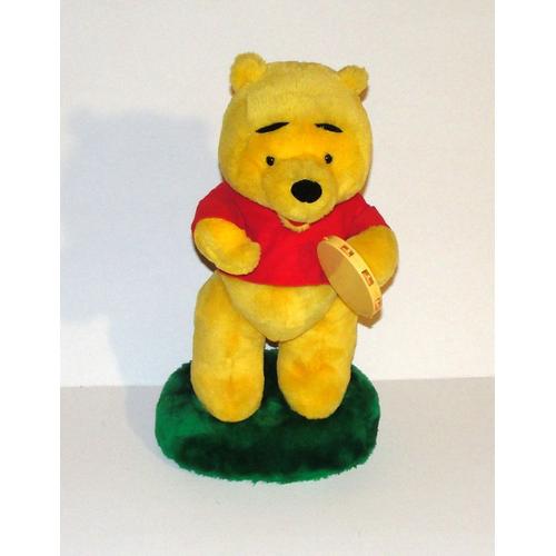 Peluche Winnie Musicien Interactif Qui Chante Anglais En Bougeant Lansay Disney Style Automate 40 Cm