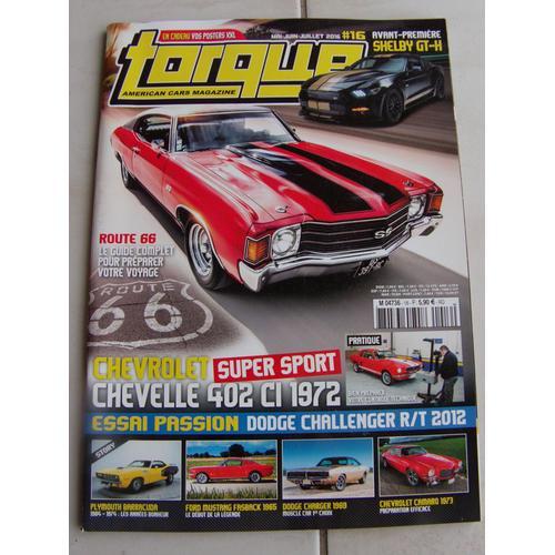 Torque Magazine 16 Chevrolet.Plymouth Barracuda.Ford Mustang.Dodge Charger.
