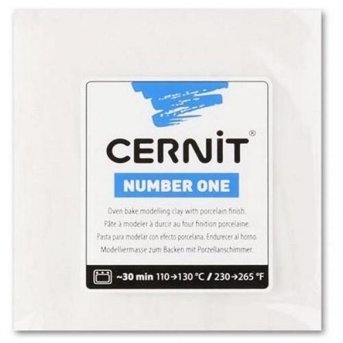 Pain Cernit Number One Blanc Opaque 250g
