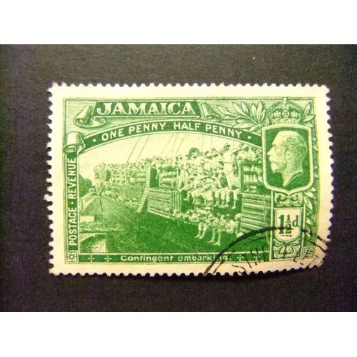 Jamaica 1919 - 20 Embarquement De Troupes Yvert N 78 º Fu