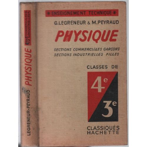 Physique: Classe De 4e Et 3e