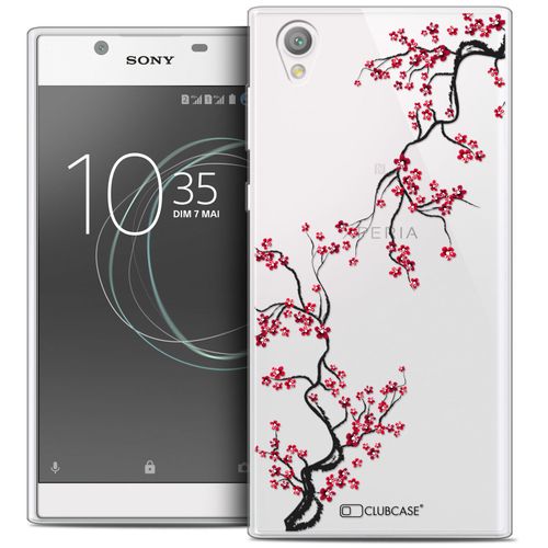 Caseink - Caseink Coque Housse Etui Pour Sony Xperia L1 (5.5 ) [Crystal Gel Hd Collection Summer Design Sakura - Souple - Ultra Fin - Imprimé En France]