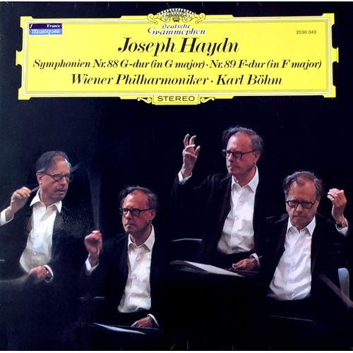 Franz Joseph Haydn - Disque Vinyle Lp 33 Tours - Deutsche Grammophon 2530 343 - Joseph Haydn - "Symphonie N° 88 (In G Major) - N° 89 F-Dur (In Fa Major)