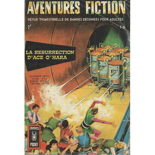 [ B.D. Petit Format ] " La Résurrection D'ace O'hara " (+ Échos + Monstro Le Terrible + Le Sono-Glisseur + Métamorpho, L'homme-Éléments + ... + The Metal Men) : Aventures Fiction N° 17 ( Avril 1970 )