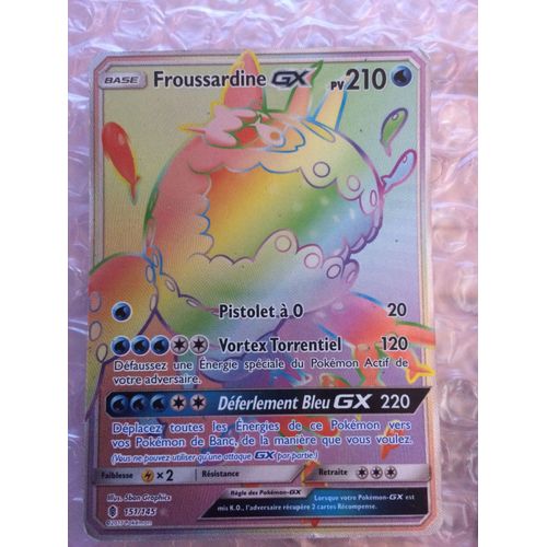 Pokémon - 151/145 - Sl2 - Soleil Et Lune - Gardiens Ascendants - Froussardine Gx - Hyper Rare