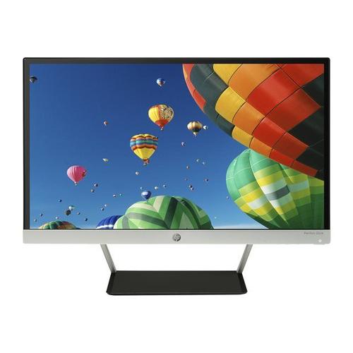 HP Pavilion 22cw - Écran LED - 21.5" - 1920 x 1080 Full HD (1080p) @ 60 Hz - IPS - 250 cd/m² - 1000:1 - 7 ms - HDMI, DVI-D, VGA - noir Jack, argent naturel