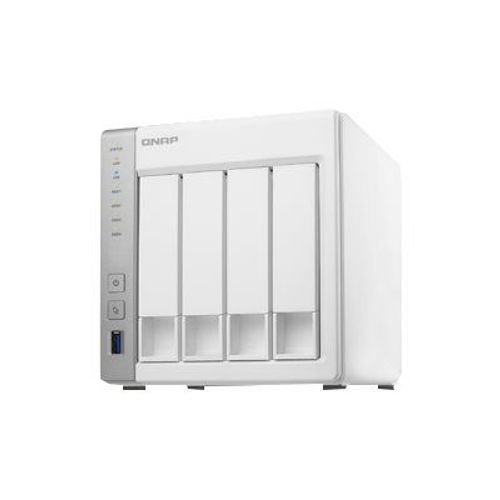QNAP TS-431P2 - Serveur NAS - 4 Baies - SATA 6Gb/s - RAID 0, 1, 5, 6, 10, JBOD, disque de réserve 5, 6 disques de secours, disque de réserve 10 - RAM 1 Go - Gigabit Ethernet - iSCSI support