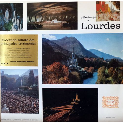 Pelerinage - Disque Vinyle Lp 33 Tours - Ddm E2m4 - Reportage, Évocation Des Cérémonies Avec Tous Les "Chants Et Cantiques" - Accueil À La Grotte Miraculeuse, Chemin De Croix Du Calvaire, Etc,