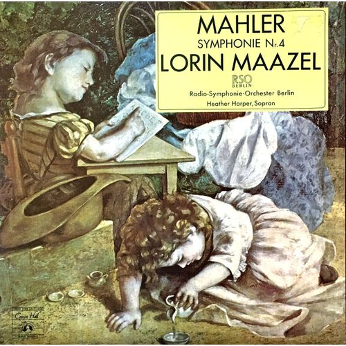 Gustave Mahler - Lorin Maazel - Disque Vinyle Lp 33 Tours - Concert Hall Sms 2638 - "Symphonie N°4" - Radio-Symphonie-Orchester Berlin - Heather Harper (Soprano)