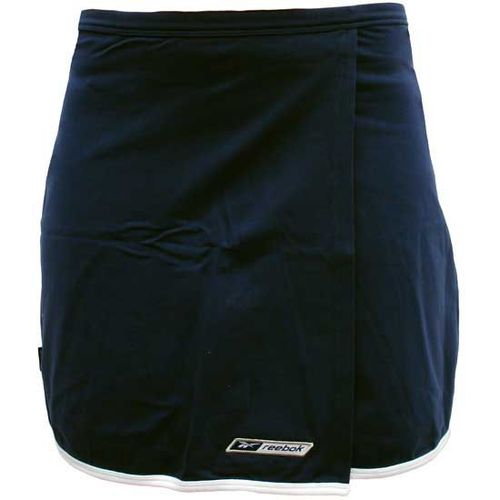 Reebok - Jupe Courte Portefeuille De Sport Street Wear Bleu Marine Liseré Blanc Taille L/42 Uk14
