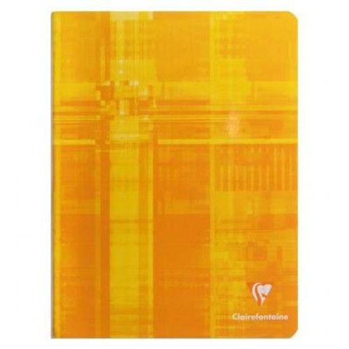 Cahier Reliure Piqûre 24x32 Cm 96 Pages Grands Carrreaux Papier 90g Clairefontaine