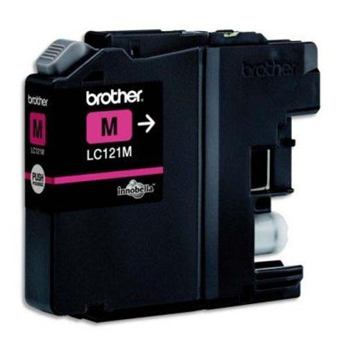 BROTHER Cartouche jet d'encre magenta LC121M